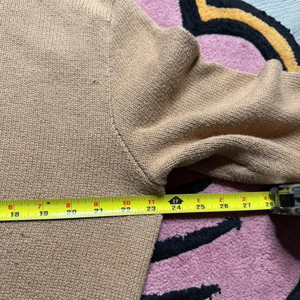 Polo Ralph Lauren Embroidered Logo 1/4 Zip Pullover Sweater Size XL
